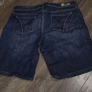 Kut from the Kloth Dark Blue Jean Shorts Sz 10